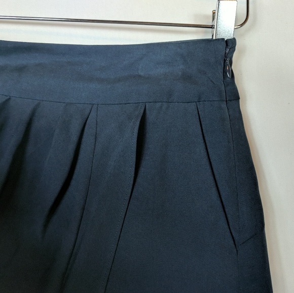 Loft | Draped front silk skirt 0P NWT - Picture 6 of 6